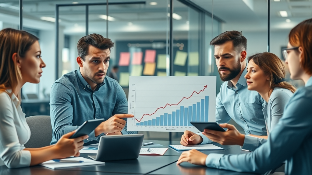 paid social media ad mistakes marketer frustrated declining chart office meeting